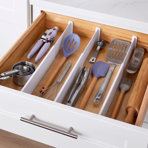 YouCopia ReStickable Shallow Drawer Divider Pack of 3 The Container Store